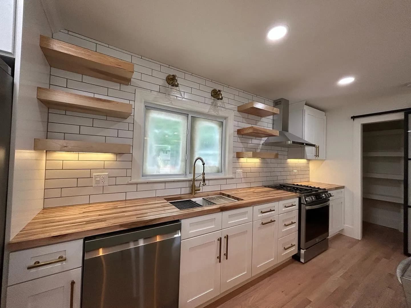Bright remodeled kitchen